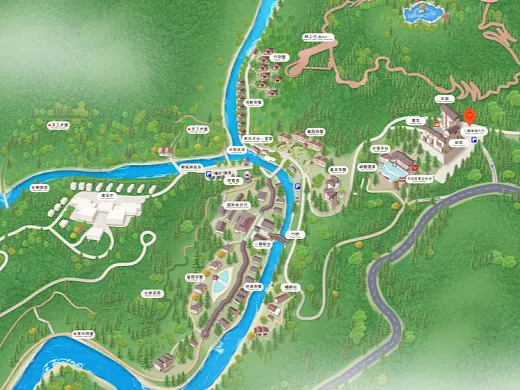 济南结合景区手绘地图智慧导览和720全景技术，可以让景区更加“动”起来，为游客提供更加身临其境的导览体验。